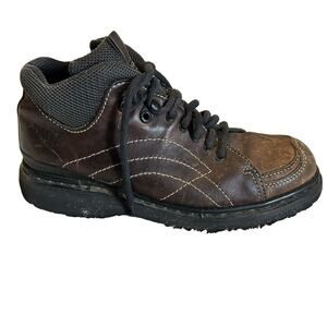 Dr Martens Boots Men 9 EU42 Leather Brown England Chunky Y2K VTG Grizzly PC03B
